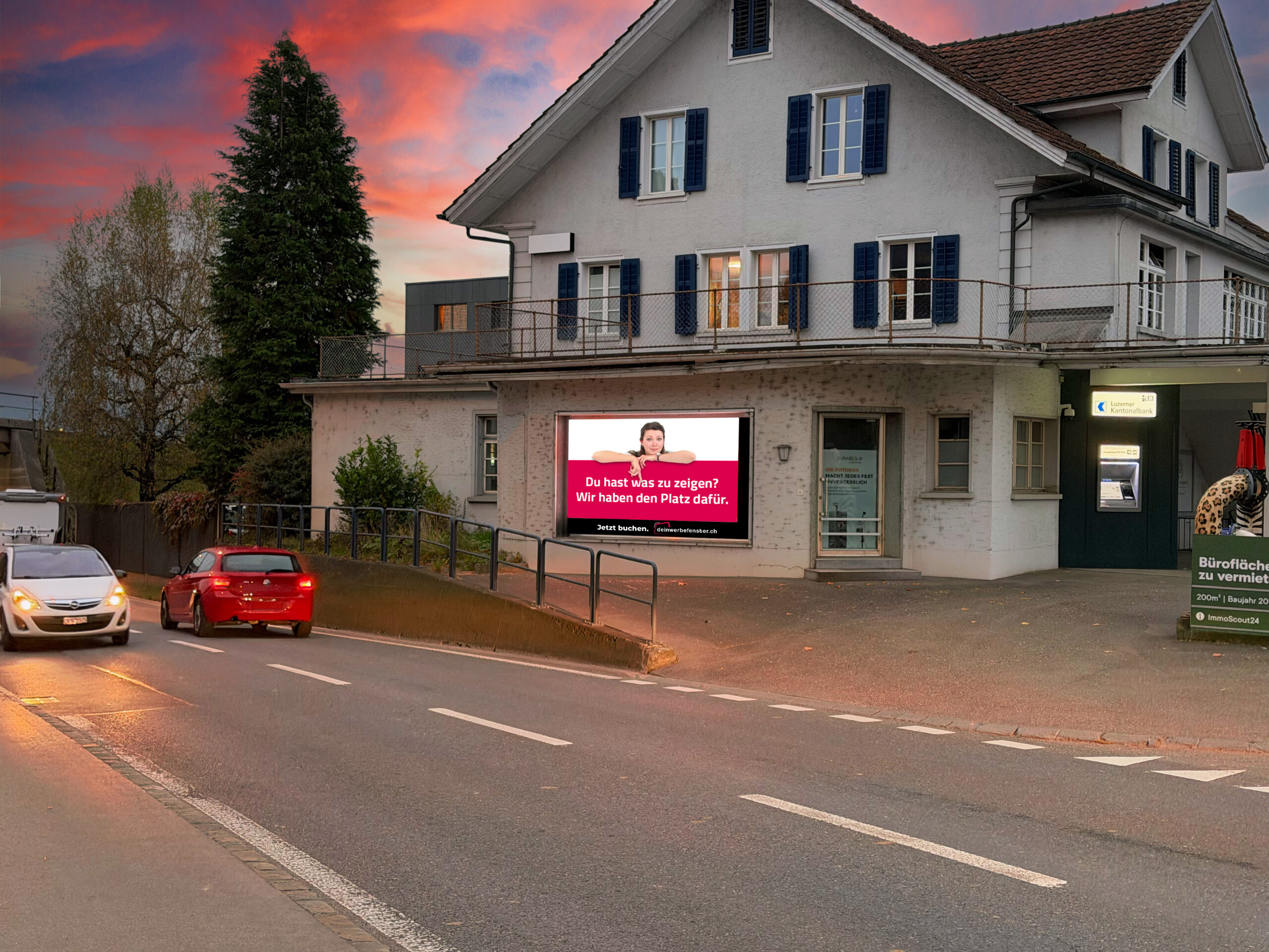 abendstimmung fenster, deinwerbefenster.ch abendstimmung fenster